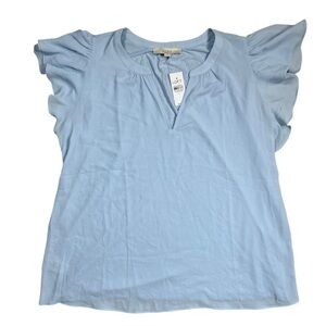 LOFT Ruffled Sleeve Blouse